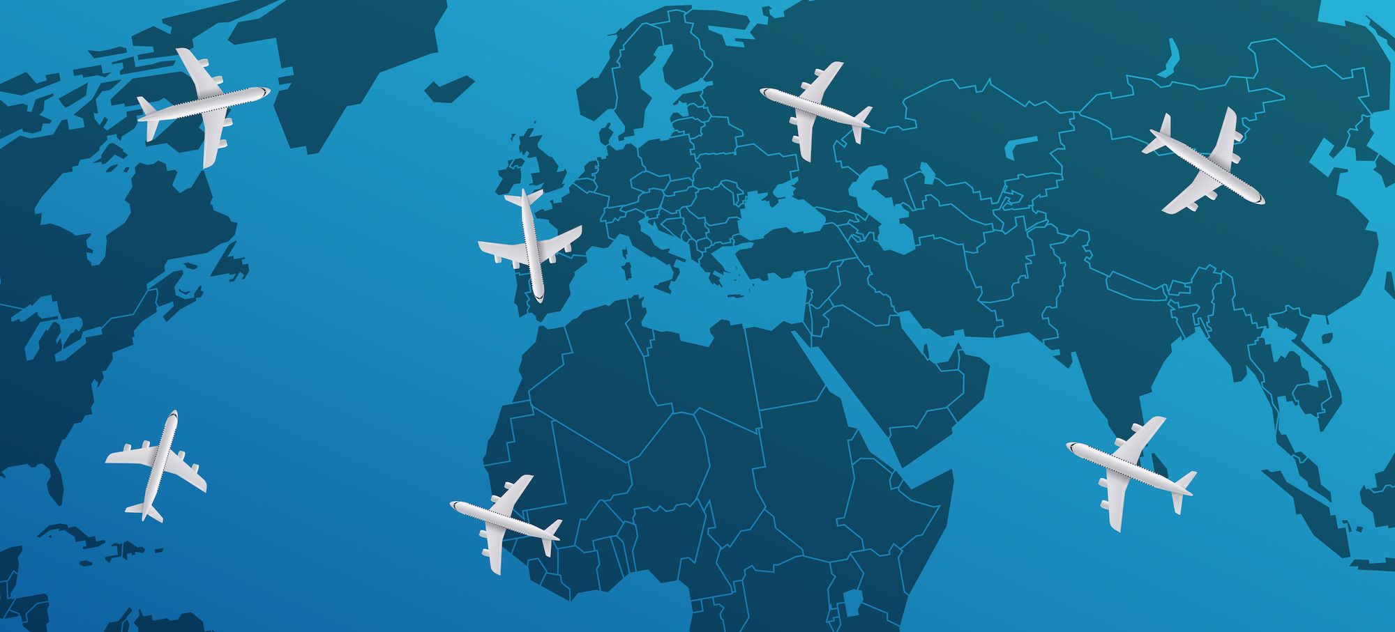 Un mapa interactivo para las aerolíneas con todas las restricciones de viaje