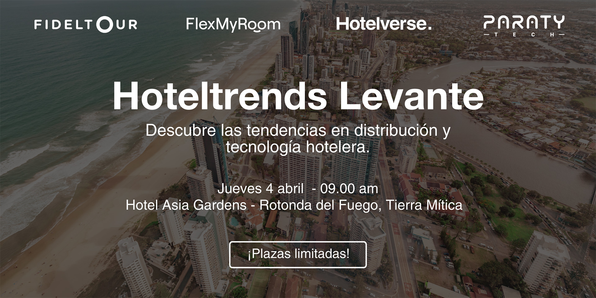 On April 4, at Hoteltrends Levante, hotel distribution and technology come up for discussion