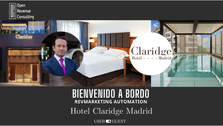 El Hotel Claridge Madrid apuesta por la Automatización RevMarketing  para impulsar sus reservas directas y maximizar ingresos