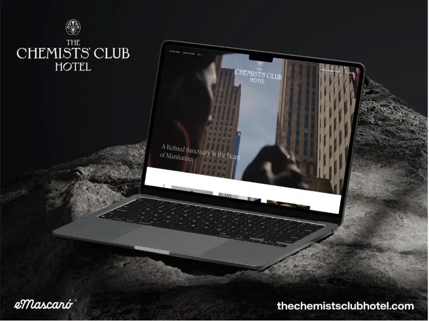 The Chemist’s Club Hotel presenta su nueva experiencia digital  diseñada por eMascaró