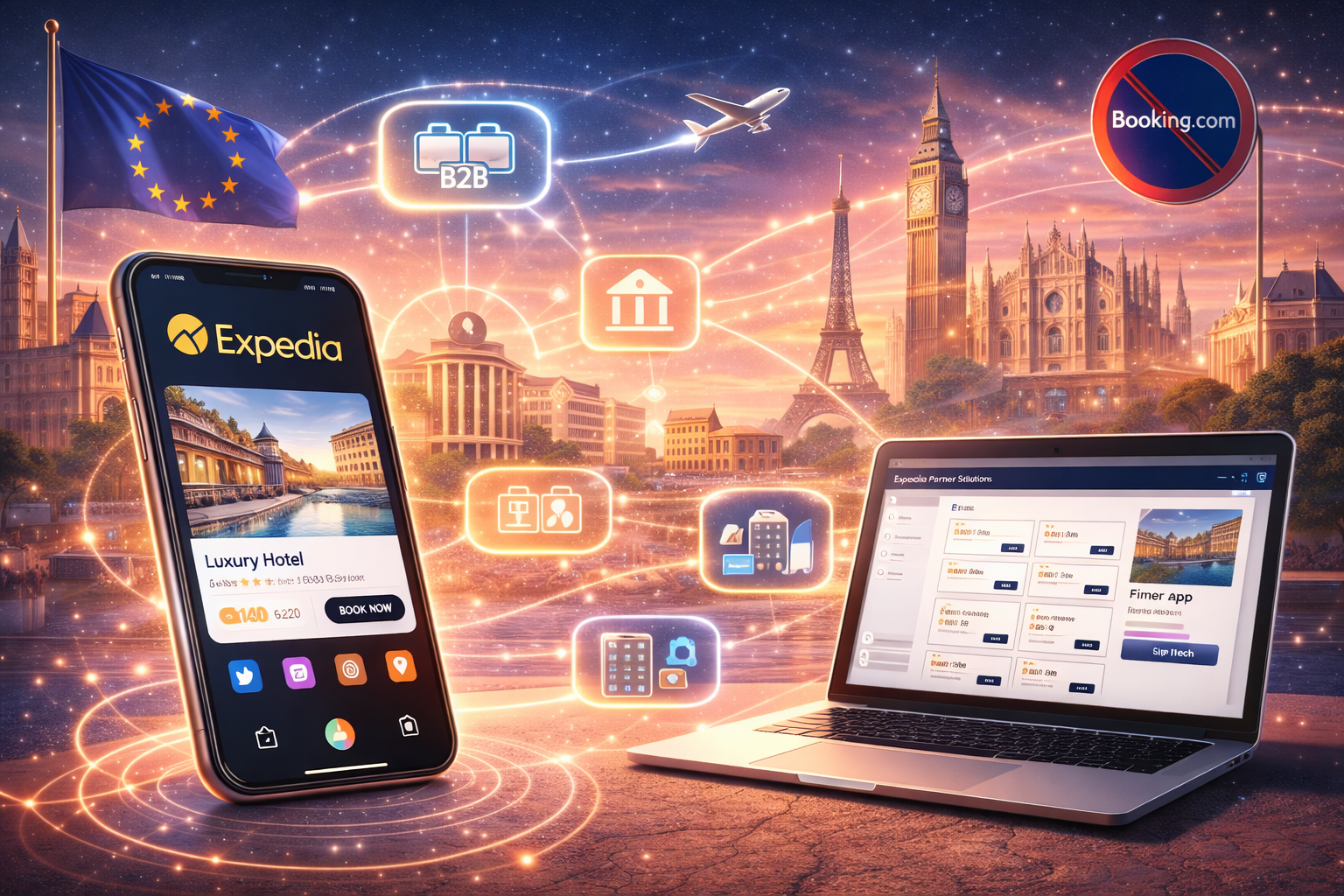 El avance silencioso de Expedia en el mercado hotelero europeo