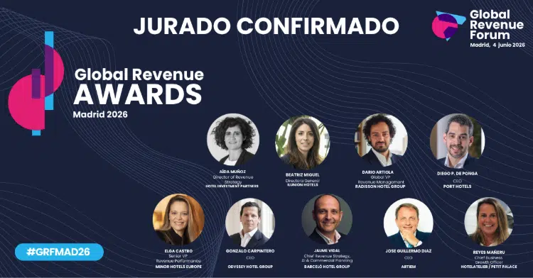 Los Global Revenue Awards del 4 de junio ya tienen jurado: perfiles líderes de revenue y profit hotelero que marcan el nivel