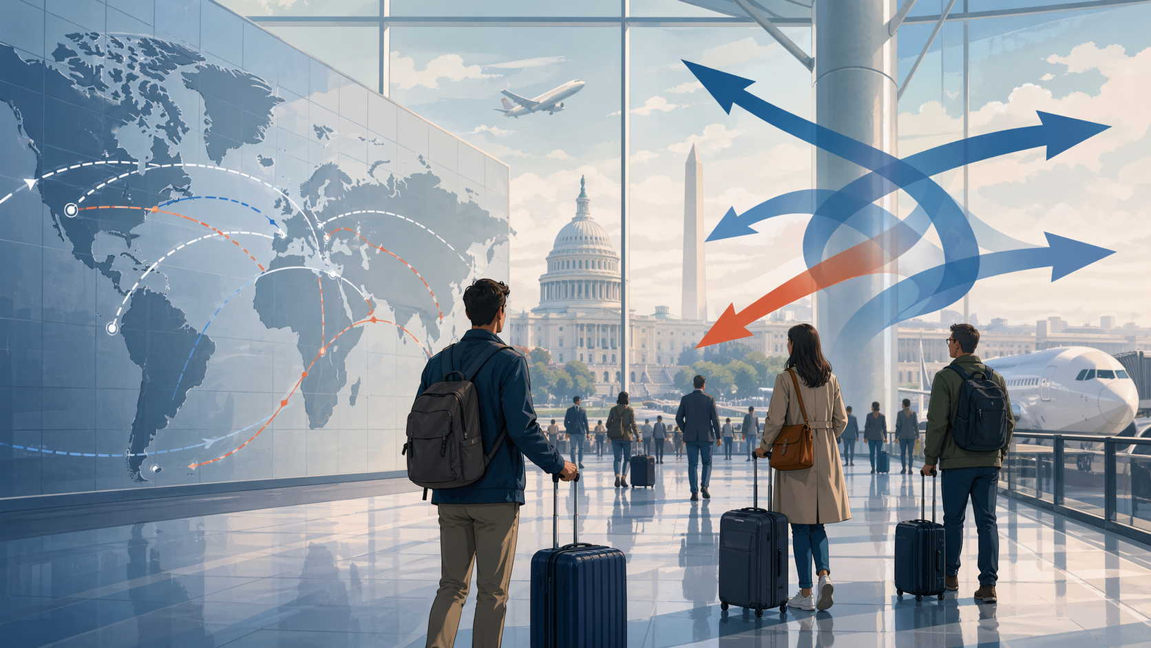 Cómo los cambios políticos en EE. UU. están reconfigurando los viajes internacionales