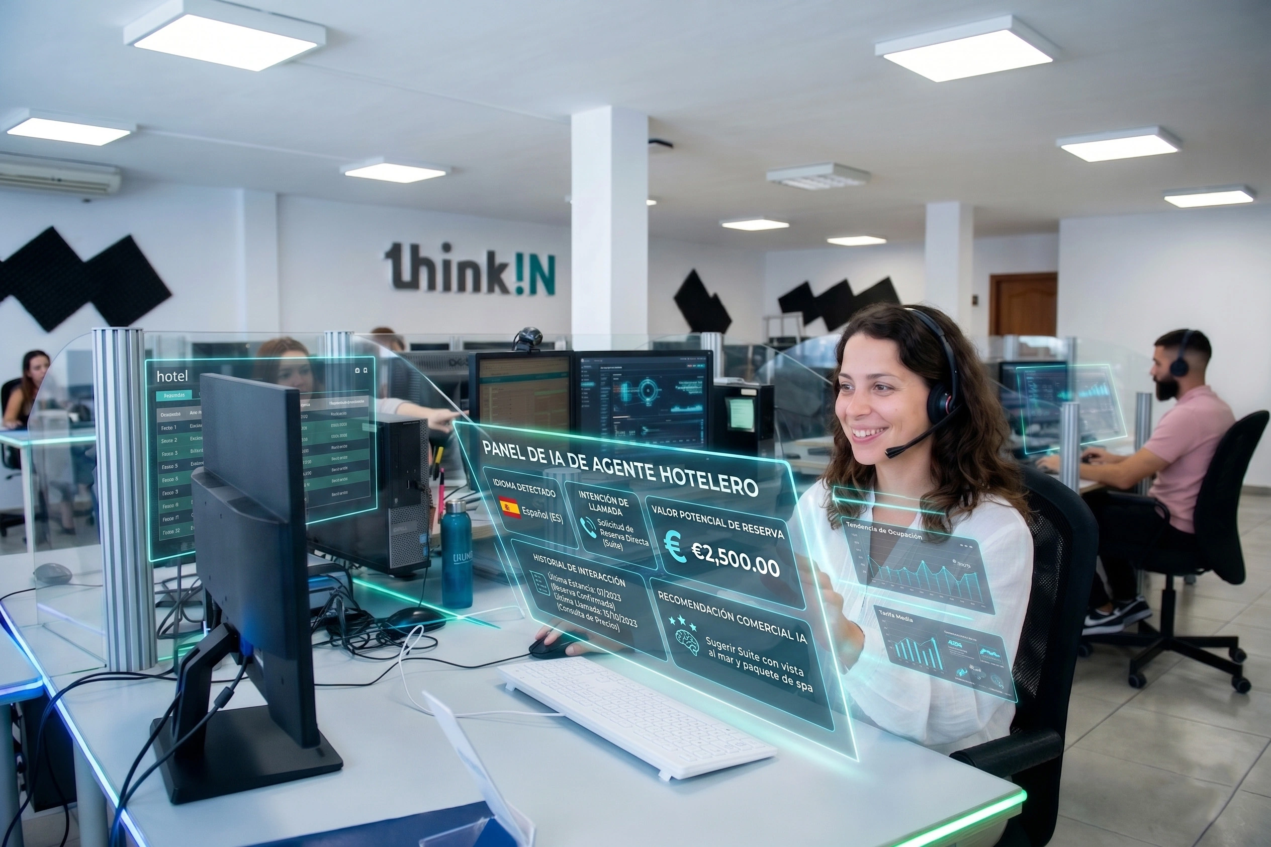 La IA en el contact center hotelero: de la simple respuesta a la conversión de ventas