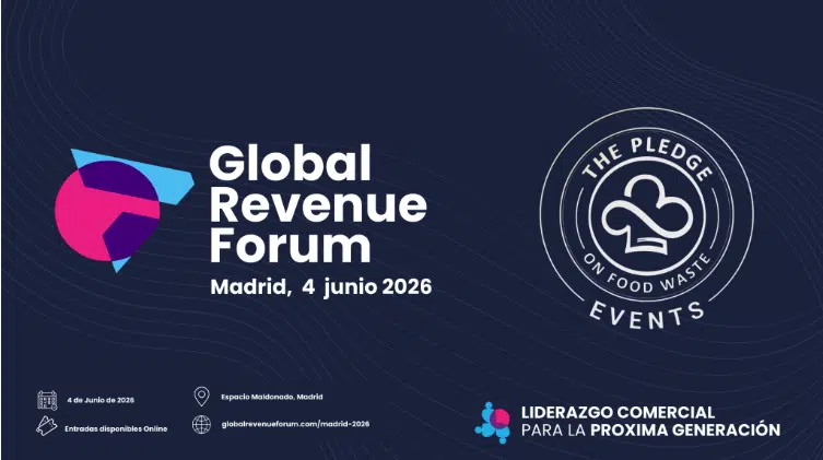 Global Revenue Forum Madrid 2026 confirma su modelo Desperdicio Cero con el marco THE PLEDGE on Food Waste junto a  Vilaplana Catering,  Phenix y Miogas como partners estratégicos