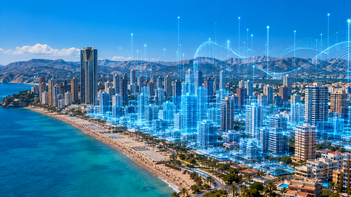 Benidorm crea un gemelo digital para saber cuántas personas hay realmente en la ciudad y anticipar sus necesidades