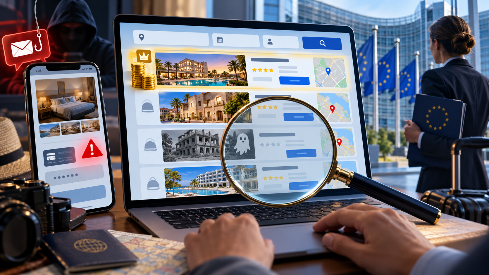Bruselas investiga a Booking.com por las estafas a viajeros y la falta de transparencia en sus anuncios