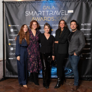 María José Morr (AviaREPS), Inma Quirante (Palladium Hotel Group), Blanca Zayas (HBX Group), Lucía Pleguezuelo (Palladium Hotel Group) y Fabián González (Braintrust) María José Morr (AviaREPS), Inma Quirante (Palladium Hotel Group), Blanca Zayas (HBX Group), Lucía Pleguezuelo (Palladium Hotel Group) y Fabián González (Braintrust)